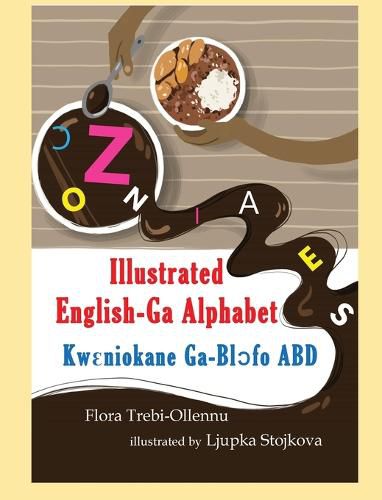 Cover image for ILLUSTRATED English-Ga Alphabet/KWꜪNIOKANE Ga-Blɔ́fo ABD