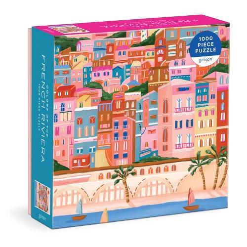 Cover image for Colors Of The French Riviera 1000 Piece Puzzle in Square Box