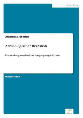 Cover image for Archaologischer Bernstein: Untersuchung verschiedener Festigungsmoeglichkeiten