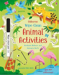 Cover image for Wipe-Clean Animal Activities