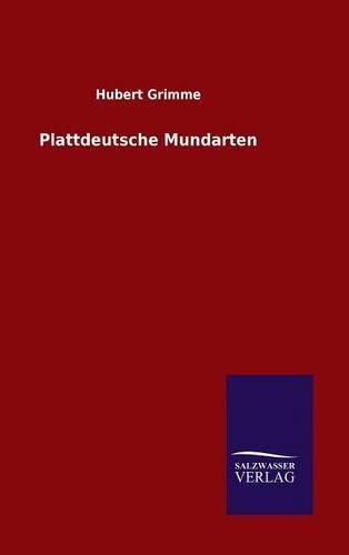 Cover image for Plattdeutsche Mundarten