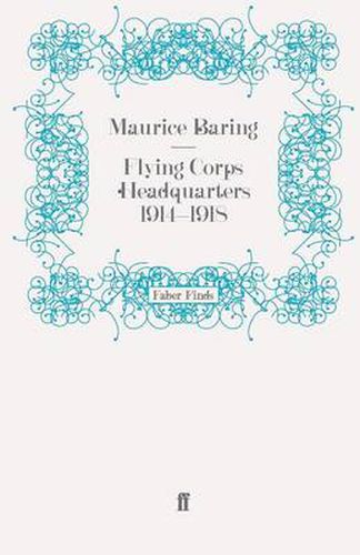 Cover image for Flying Corps Headquarters 1914-1918