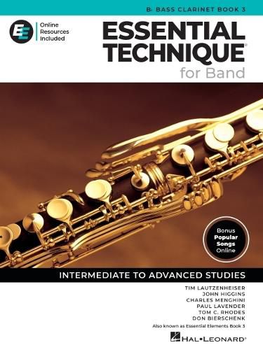 Cover image for Essential Elements for Band - Bb Bass Clar Book 3