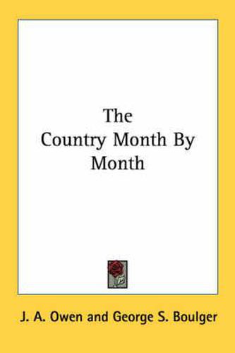 Cover image for The Country Month by Month