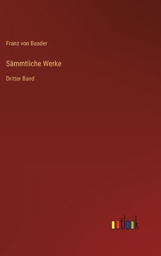 Cover image for Saemmtliche Werke