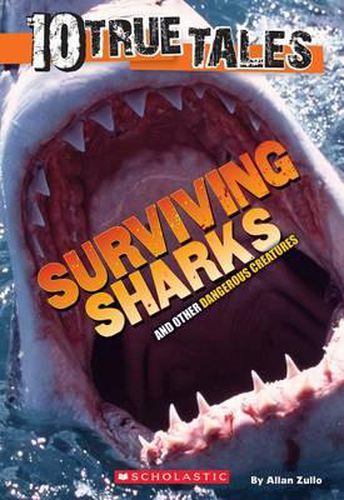 Cover image for Surviving Sharks (10 True Tales)