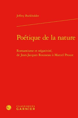 Cover image for Poetique de la Nature