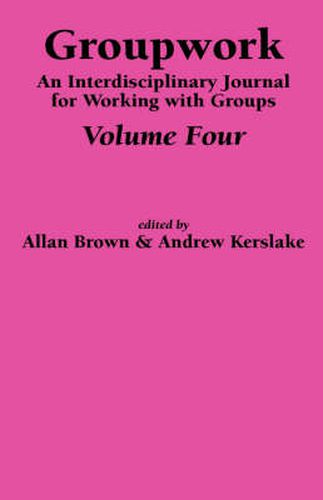 Cover image for Groupwork: An Interdisciplinary Journal for Working with Groups