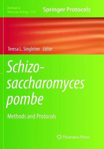 Cover image for Schizosaccharomyces pombe: Methods and Protocols