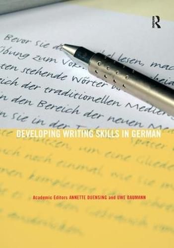 Cover image for Developing Writing Skills in German