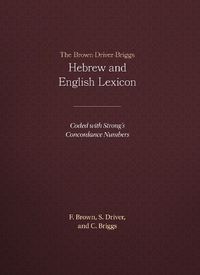 Cover image for The Brown-Driver-Briggs Hebrew-English Lexicon