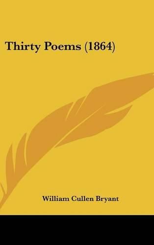 Cover image for Thirty Poems (1864)