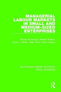 Cover image for Managerial Labour Markets in Small and Medium-Sized Enterprises