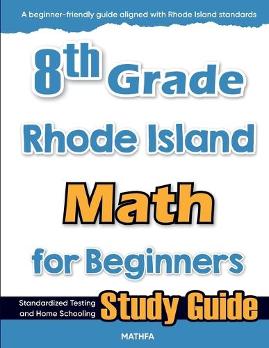 Cover image for 8th Grade Rhode Island Math for Beginners