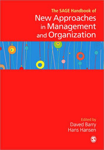 Cover image for The Sage Handbook of New Approaches to Organization Studies
