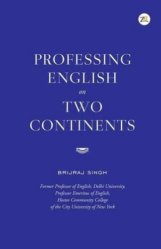 Cover image for Professing English on Two Continents