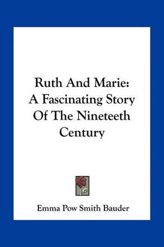Cover image for Ruth And Marie