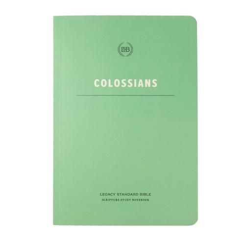 Cover image for Lsb Scripture Study Notebook: Colossians