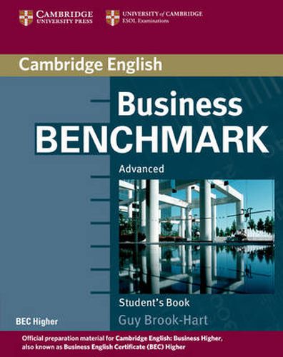 Cover image for Business Benchmark Advanced Student's Book BEC Edition