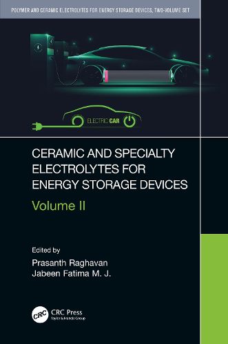 Cover image for Ceramic and Specialty Electrolytes for Energy Storage Devices