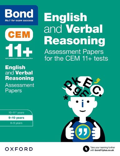 Cover image for Bond 11+: English and Verbal Reasoning: Assessment Papers for the CEM 11+ tests: 9-10 years