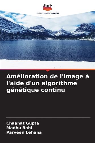 Cover image for Amelioration de l'image a l'aide d'un algorithme genetique continu