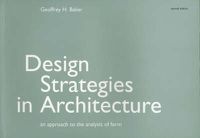 Cover image for Design Strategies in Architecture: An Approach to the Analysis of Form