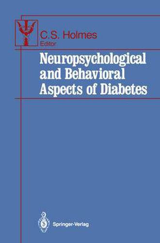 Cover image for Neuropsychological and Behavioral Aspects of Diabetes