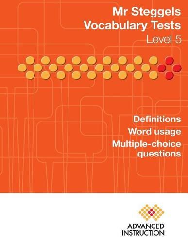 Cover image for Mr Steggels Vocabulary Tests Level 5