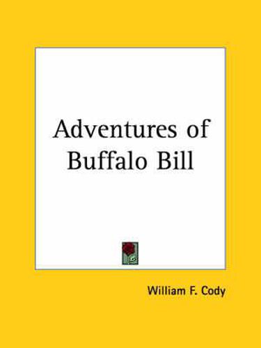 Cover image for Adventures of Buffalo Bill (1904)