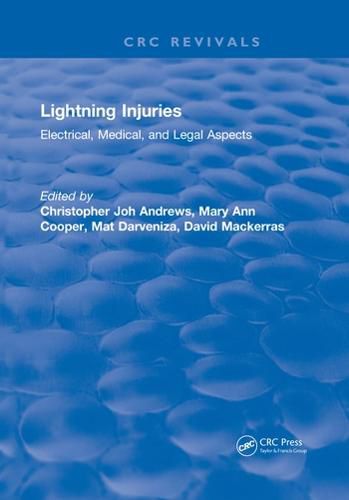 Cover image for Lightning Injuries: Electrical, Medical, and Legal Aspects