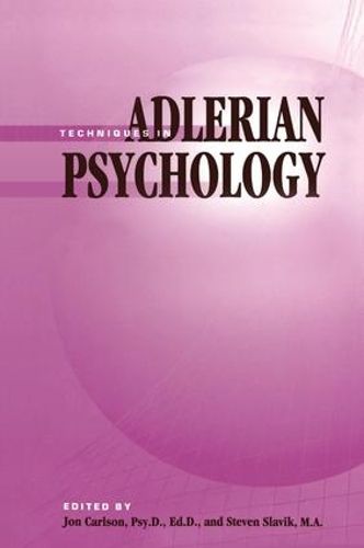 Cover image for Techniques In Adlerian Psychology