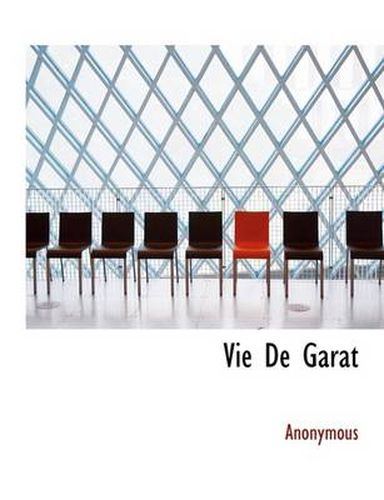 Cover image for Vie de Garat