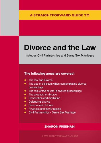 Cover image for A Straightforward Guide to Divorce and the Law