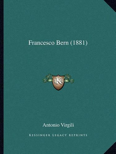 Cover image for Francesco Bern (1881)