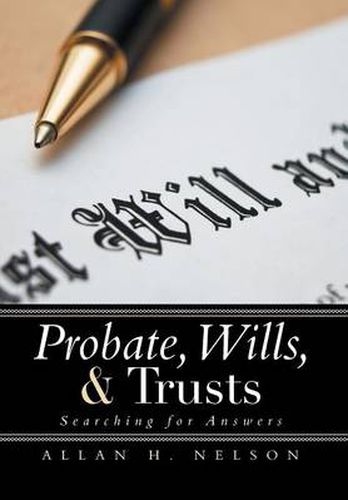 Cover image for Probate, Wills, & Trusts: Searching for Answers