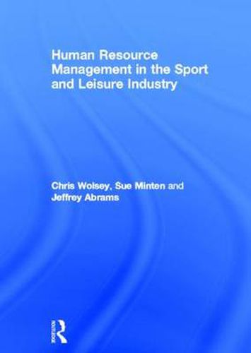 Cover image for Human Resource Management in the Sport and Leisure Industry