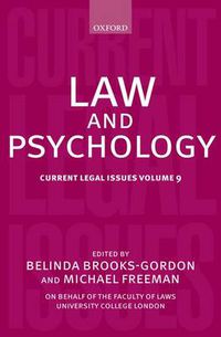 Cover image for Law and Psychology