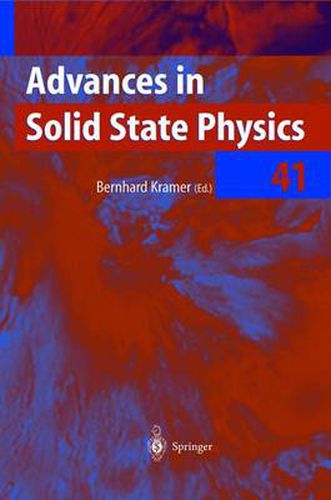 Cover image for Advances in Solid State Physics