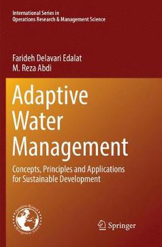 Cover image for Adaptive Water Management: Concepts, Principles and Applications for Sustainable Development