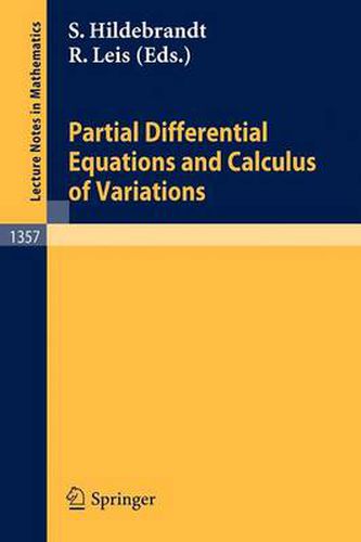 Partial Differential Equations and Calculus of Variations