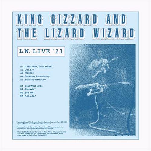 Lw Live 21 *** Reverse Groove Clear Vinyl