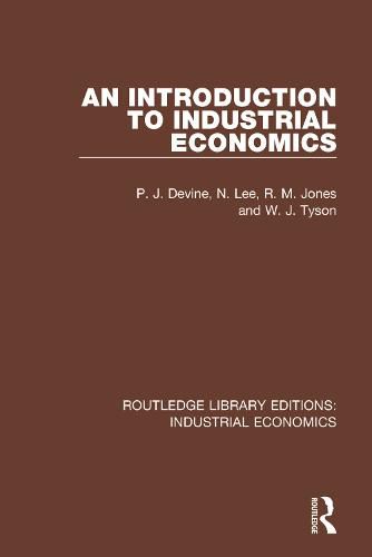 Cover image for An Introduction to Industrial Economics