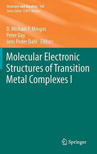 Molecular Electronic Structures of Transition Metal Complexes I