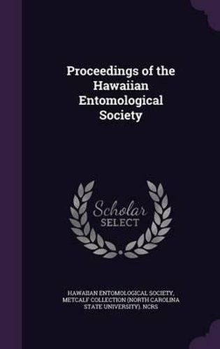 Proceedings of the Hawaiian Entomological Society