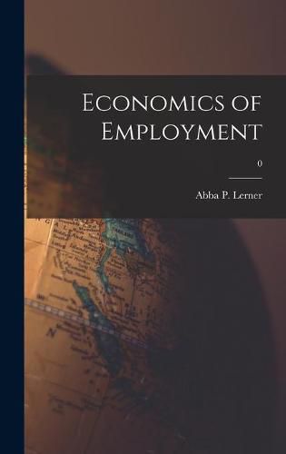 Cover image for Economics of Employment; 0