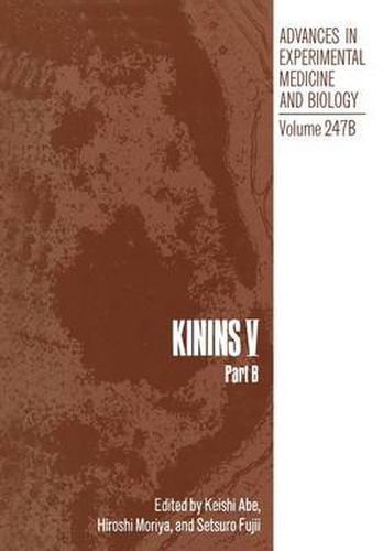 Cover image for Kinins V: Part B