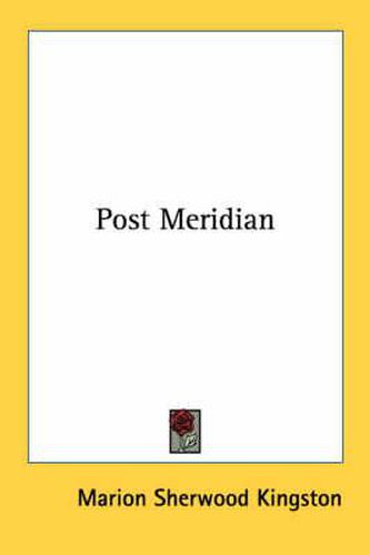 Cover image for Post Meridian