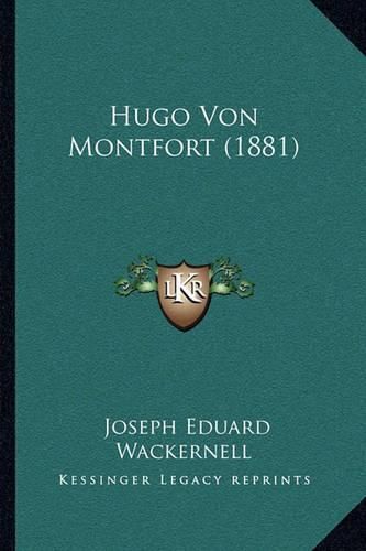 Hugo Von Montfort (1881)