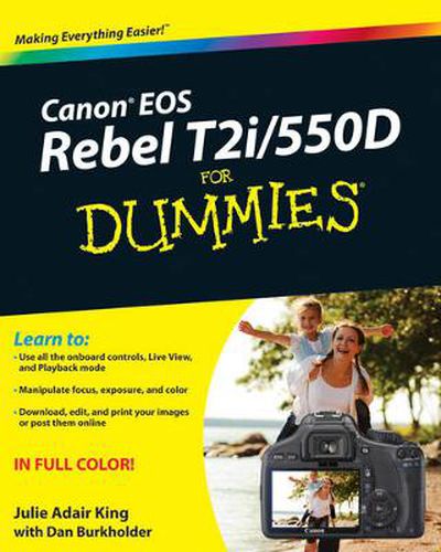 Cover image for Canon EOS Rebel T2i/550D For Dummies